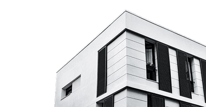 Modern house with balcony